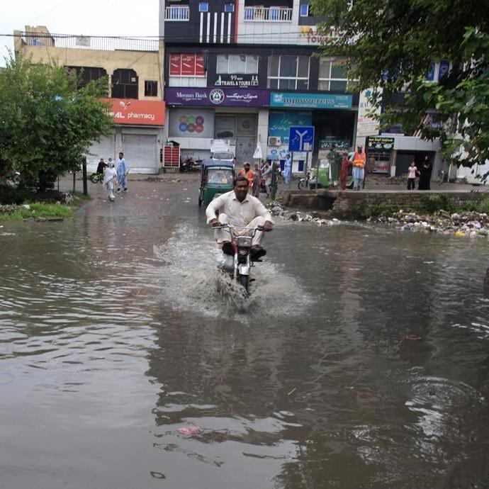 Pakistan's cultural capital sees record rainfall, flooding streets and affecting daily life